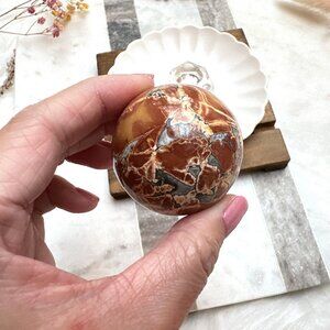 Gorgeous Small Maligano Jasper Sphere